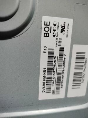 ราคาดี BOE 43 นิ้ว กระชับจอ LCD DV430FHM-NN1 ด้วยความสว่าง 400cd / m2 ความละเอียด 1920*1080Pixels และ 51pin Connector ออนไลน์