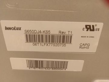 ซื้อ Innolux 65 นิ้ว LED LCD TV Panel 3140 * 2160 พิกเซล 51P RGB สายตั้ง online manufacture
