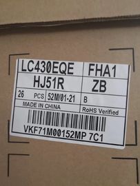 ซื้อ LC430EQE FHA1 แผ่นจอทีวี Led, 3840 * 2160 พิกเซล online manufacture