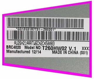 ซื้อ T260HW02 V1 จอ LCD อุตสาหกรรม ขนาด 26 นิ้ว 1920 * 1080 พิกเซล ความละเอียด online manufacture