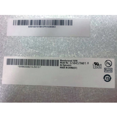 ซื้อ 800×600 96PPI 230cd/M2 AUO 10.4in อุตสาหกรรมจอ LCD G104SN03 V1 online manufacture