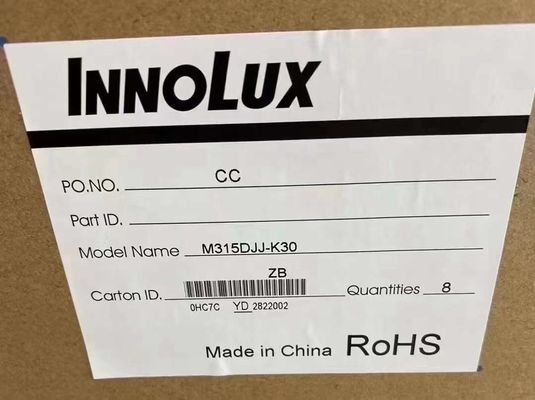 Innolux แผนจอ LCD ขนาด 31.5 นิ้ว ขนาด 3840x2160 พิกเซล ความสว่าง 300 cd/m2 และเครื่องเชื่อม 51PIN สําหรับจอทํางาน