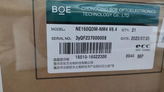 ราคาดี BOE 16นิ้ว LCD Panel NE160QDM-NM4 ความละเอียด 2560x1600 พิกเซล ความสว่าง 1250 cd/m² และอัตราเฟรม 240Hz สำหรับการใช้งานกลางแจ้งความสว่างสูง ออนไลน์