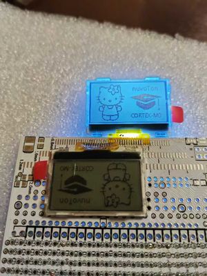 1.1 นิ้ว 12864 COG แผน LCD AIP31567A คนขับ N / A ความสว่าง สีดําและสีขาว