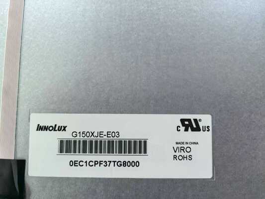 ราคาดี Innolux 15Inch Industrial LCD Display Panel G150XJE-E03 ด้วย 1024*768 พิกเซล 450 cd/m2 ความสว่างและอายุการใช้งาน 70K ชั่วโมง ออนไลน์