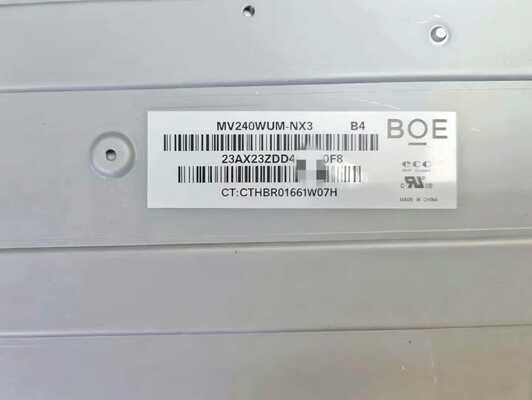 โมดูล LCD โด๊กโตป BOE ขนาด 24 นิ้ว มีความละเอียด 1920×1200 350 cd/m2 ความสว่างและเครื่องเชื่อม 30 ปิน