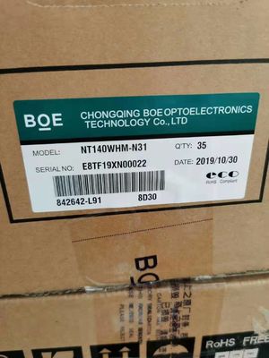 ราคาดี โมดูล LCD PC ขนาด 14 นิ้ว BOE ด้วยความละเอียด 1366x768 30 Pin Connector และความสว่าง 220 cd/m2 ออนไลน์