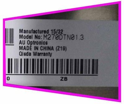 ราคาดี AUO M270DTN01.3 แผนจอ LCD ขนาด 27 นิ้ว มี 2560x1440 พิกเซล ความสว่าง 350 cd/m2 และ 130 Pin Connector ออนไลน์