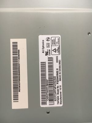 32 นิ้ว 69PPI 500cd / M2 AUO จิตอลไซเนจจ์จอ P320HVN020